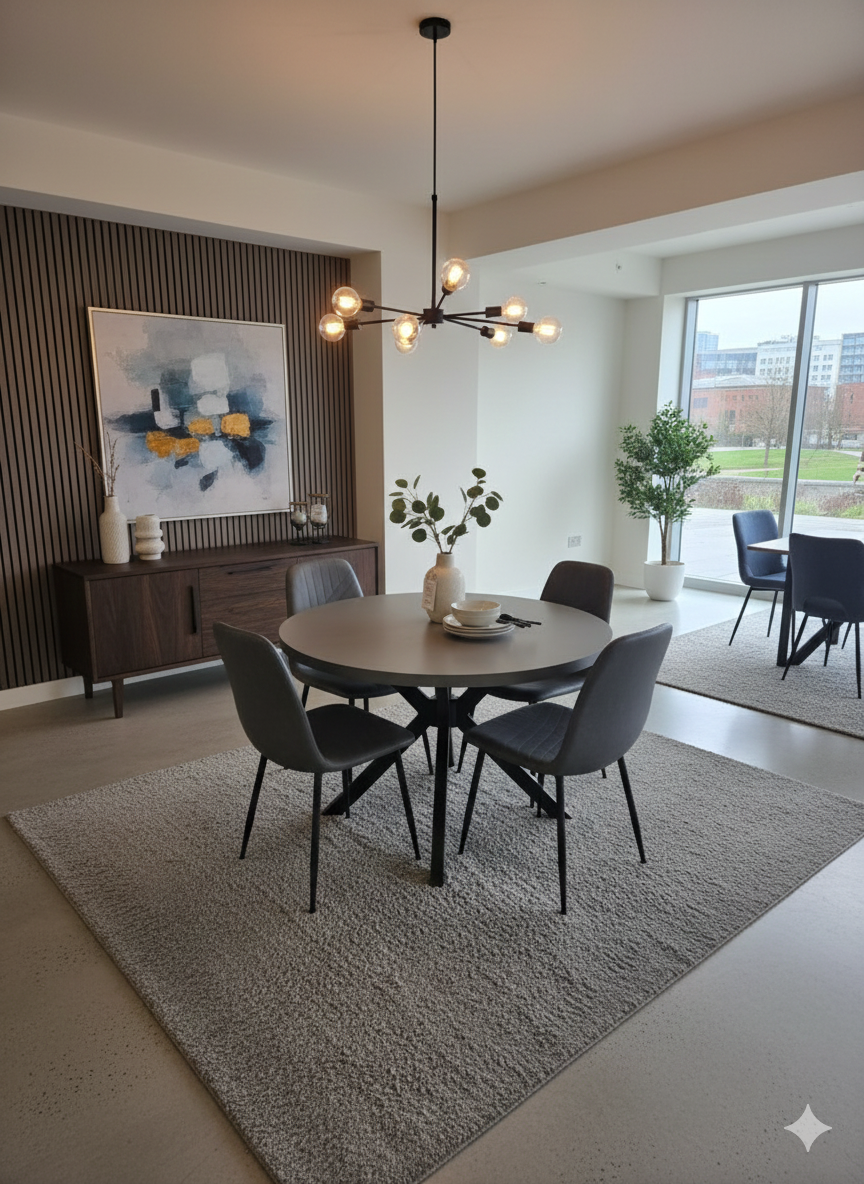 Willow Grey Wood Round 1.1m