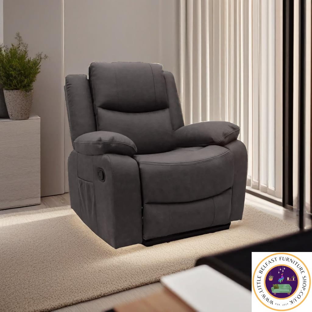 Conway Technology Fabric Brown Chair