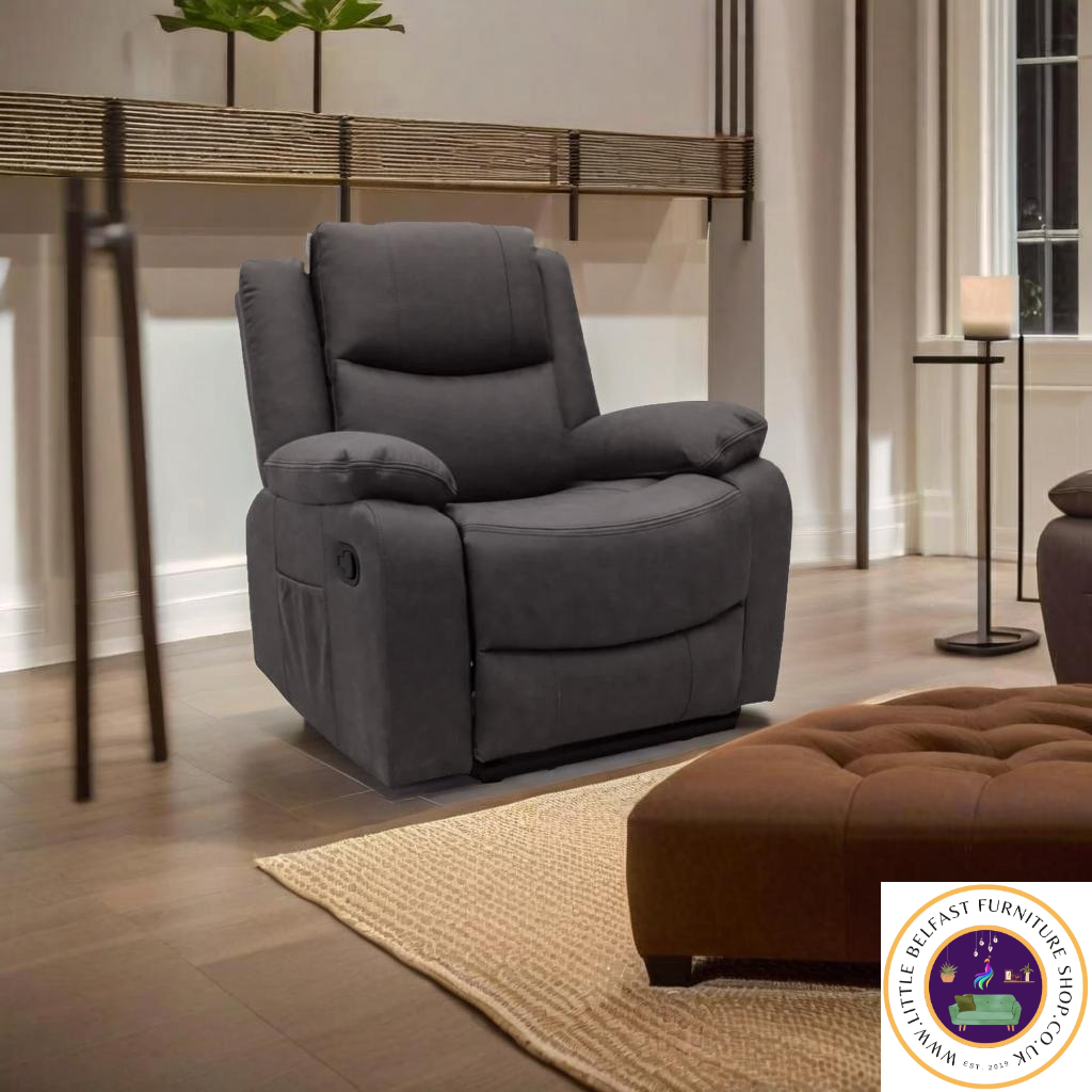Conway Technology Fabric Brown Chair