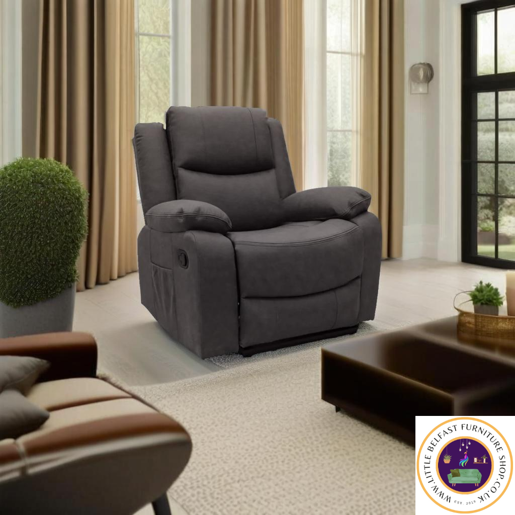Conway Technology Fabric Brown Chair