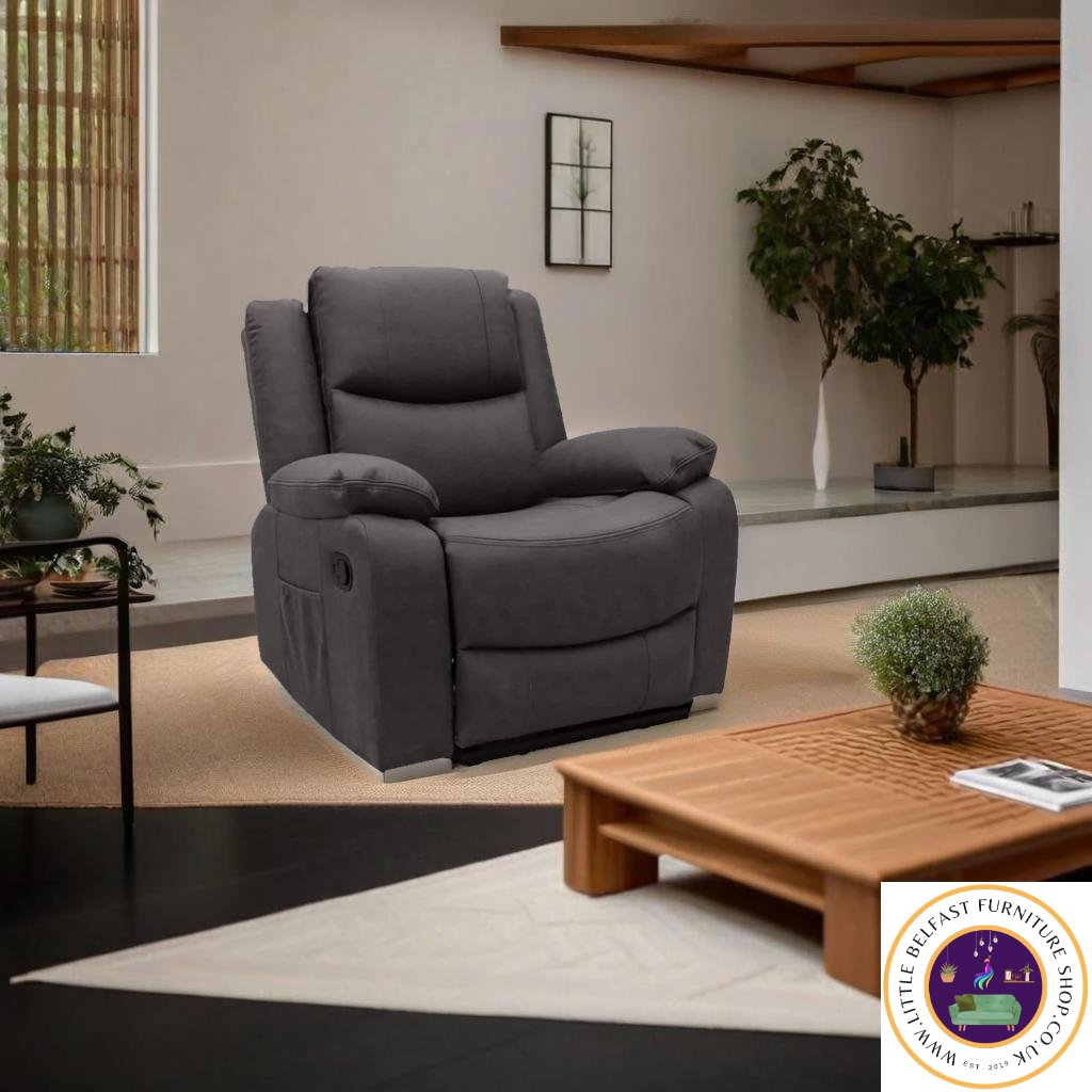 Conway Technology Fabric Brown Chair