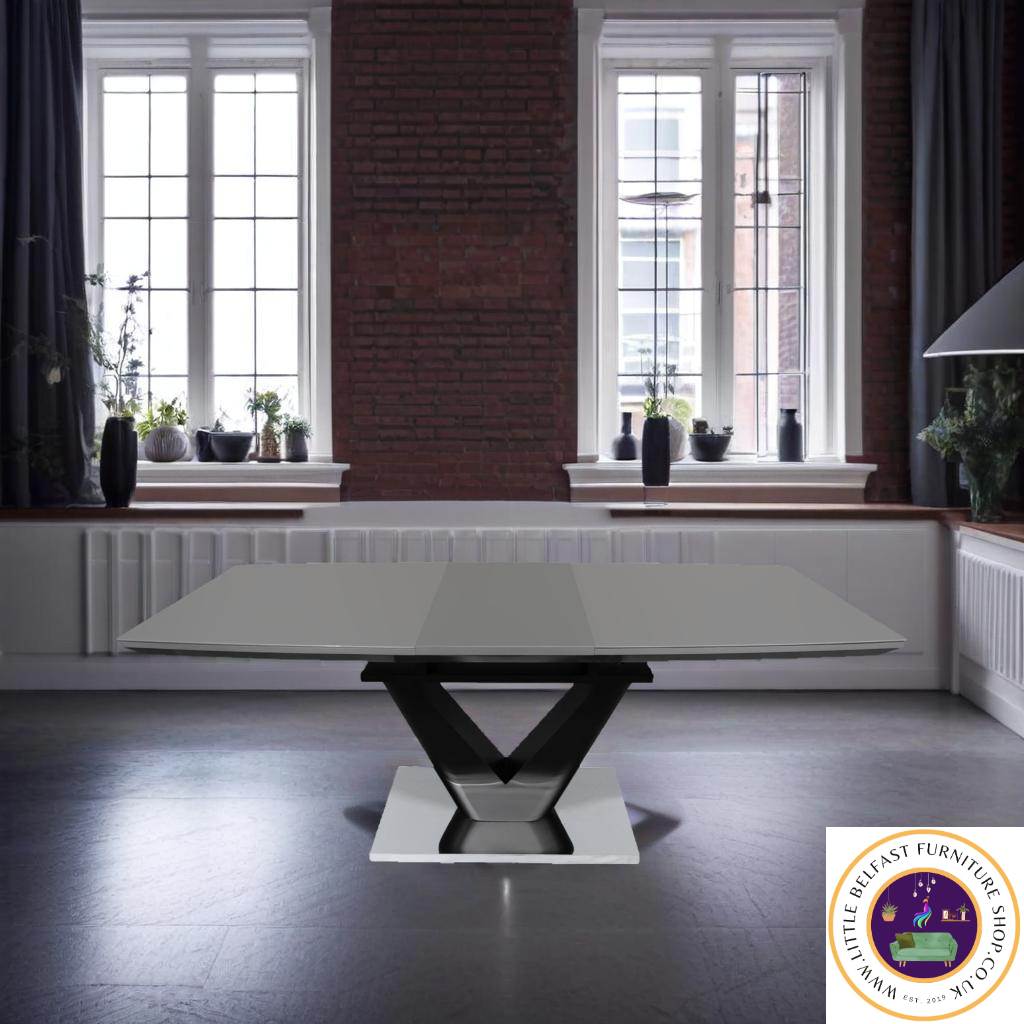 Legacy Collection Extendable Marble Dining Table Rectangle Butterfly Legs