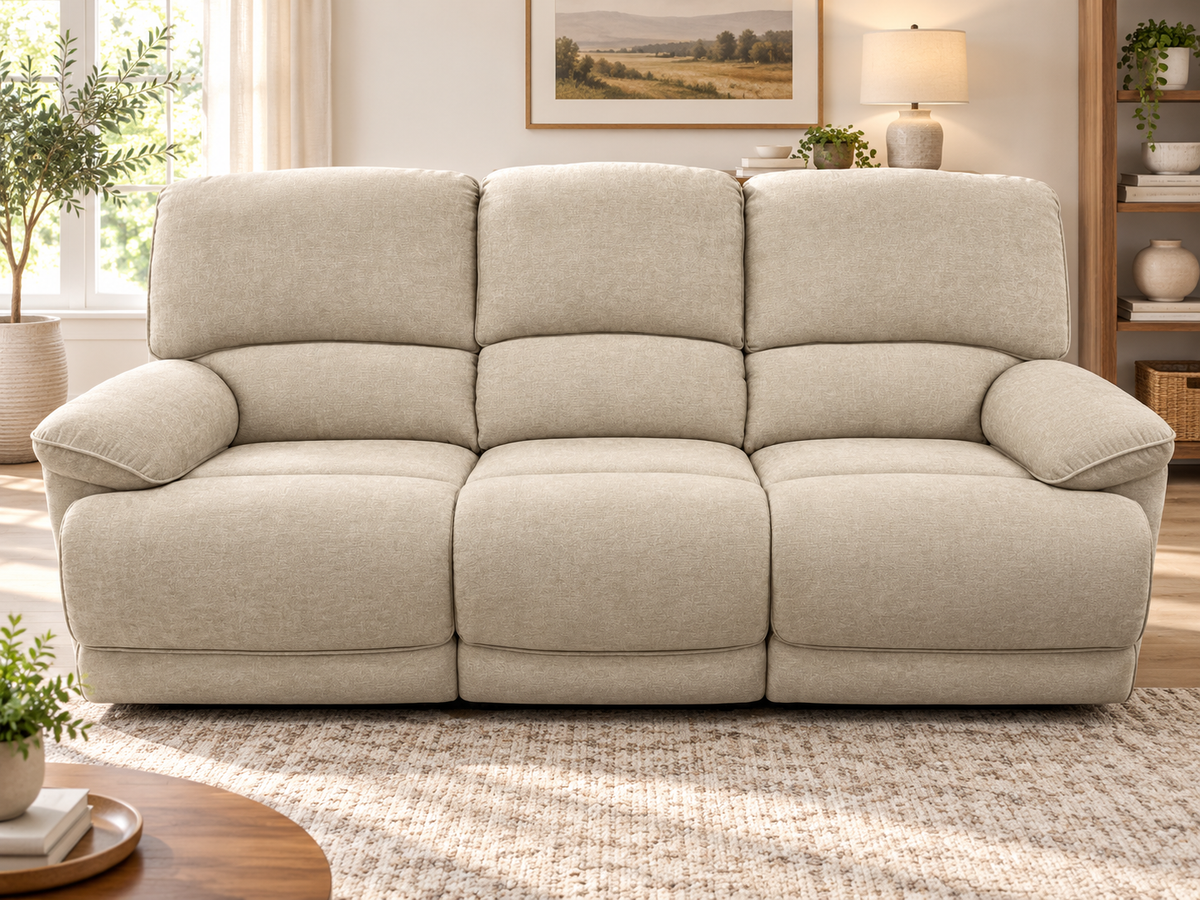 Nevada Wheat Fabric 3 Seat