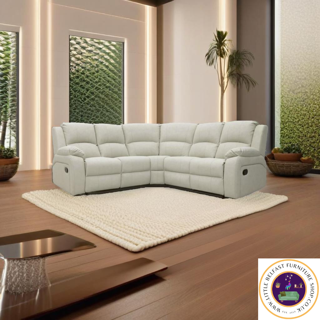 Kacy Corner Sofa Cream