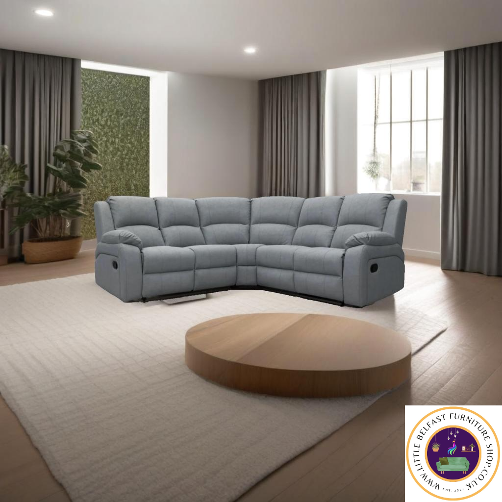 Kacy Grey Corner Sofa