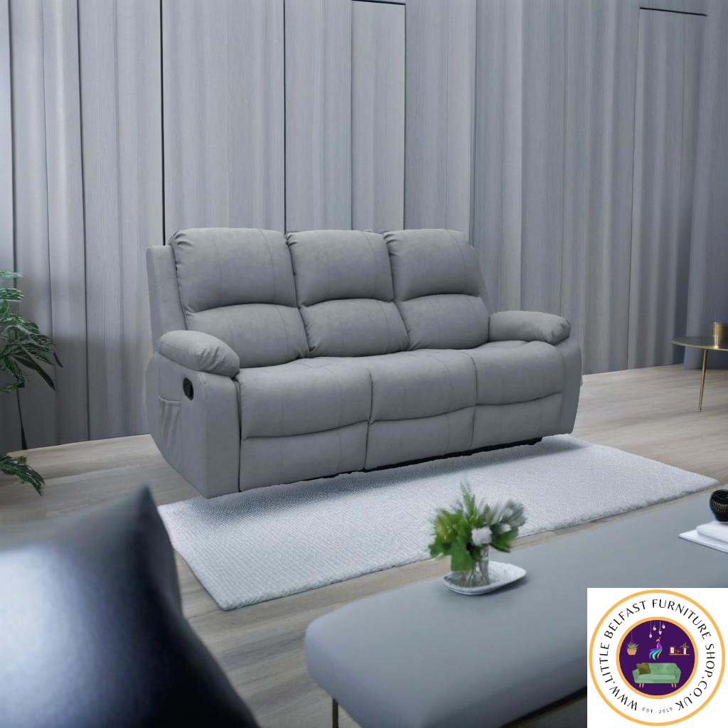 Kacy Grey Three Seater
