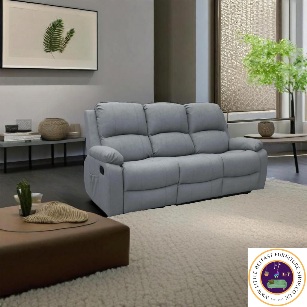 Kacy Grey Three Seater