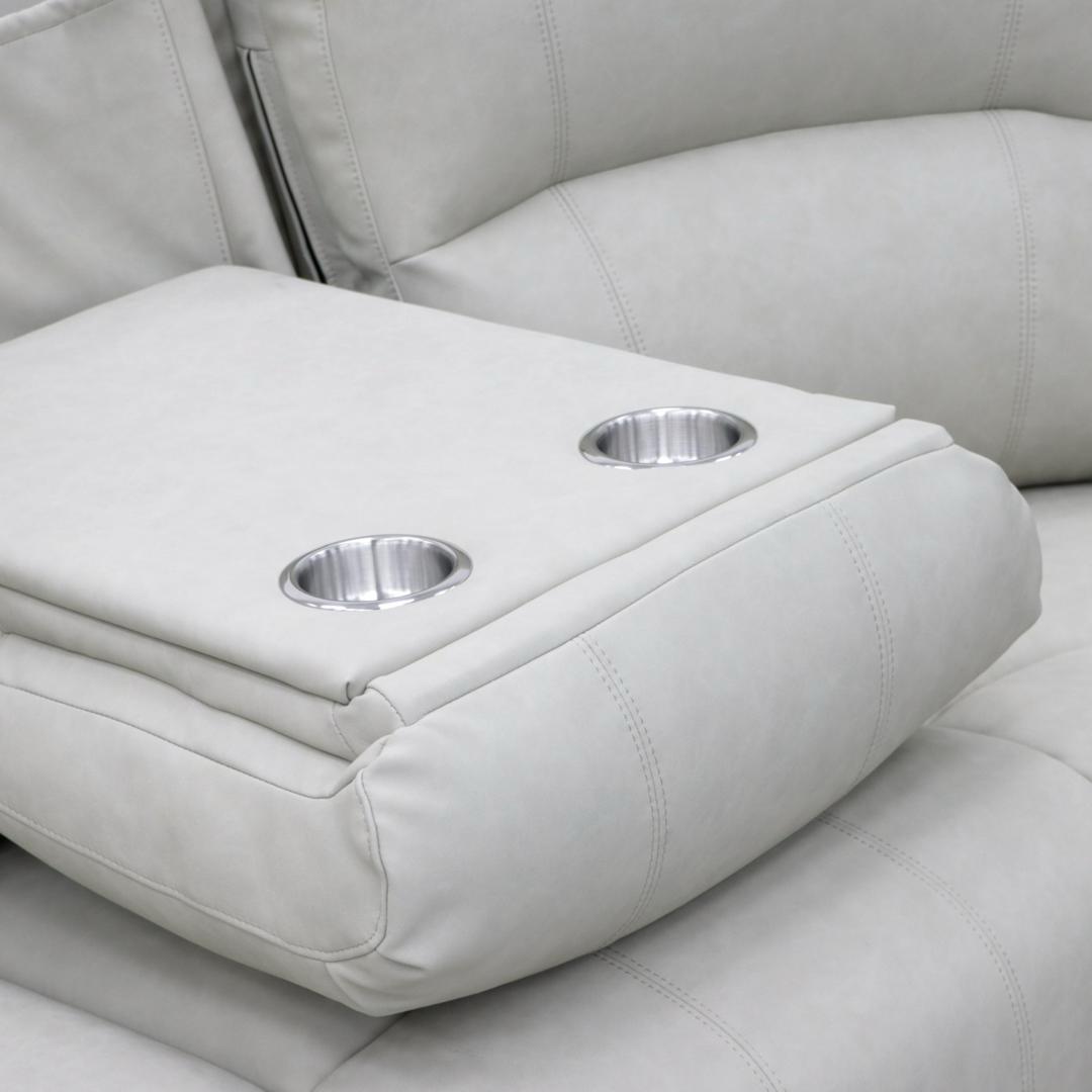 Kacy Cream Three Seater