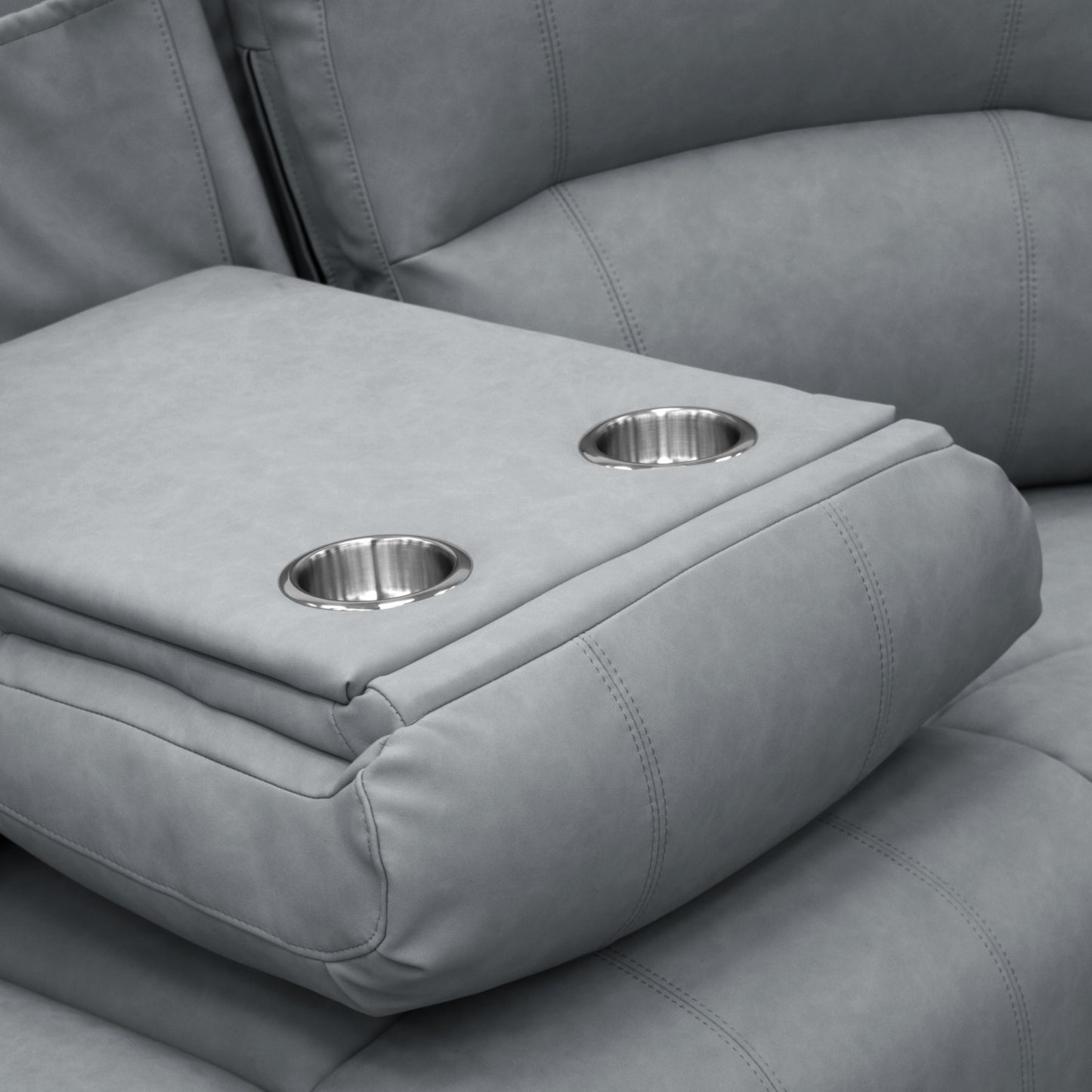 Kacy Grey Three Seater