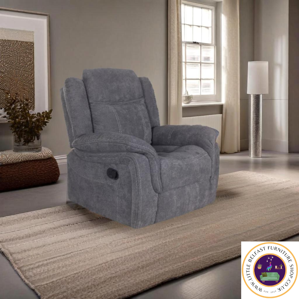 Marvel Grey Fabric Chair