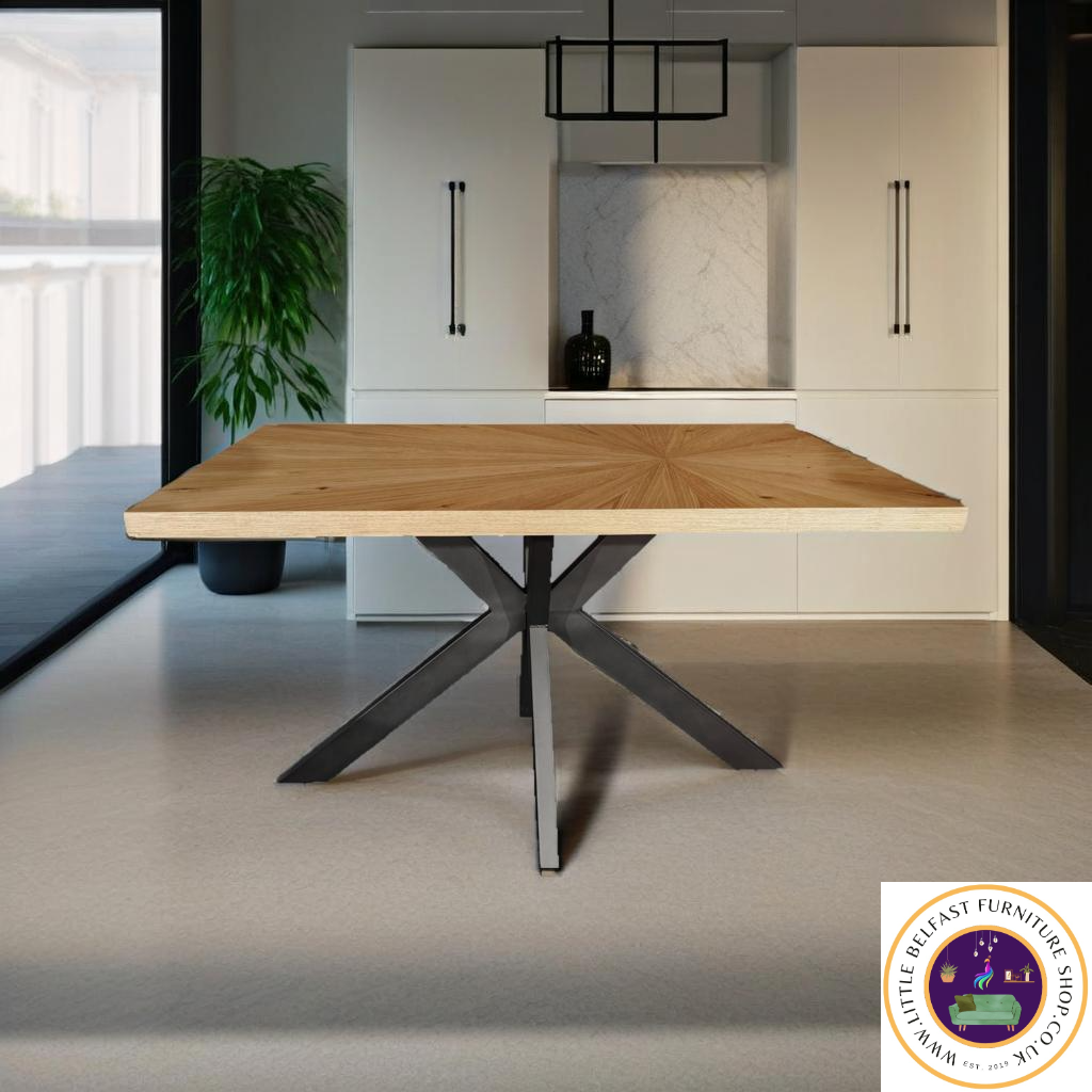 Willow Wood Collection Natural Rectangle 1.3M Table