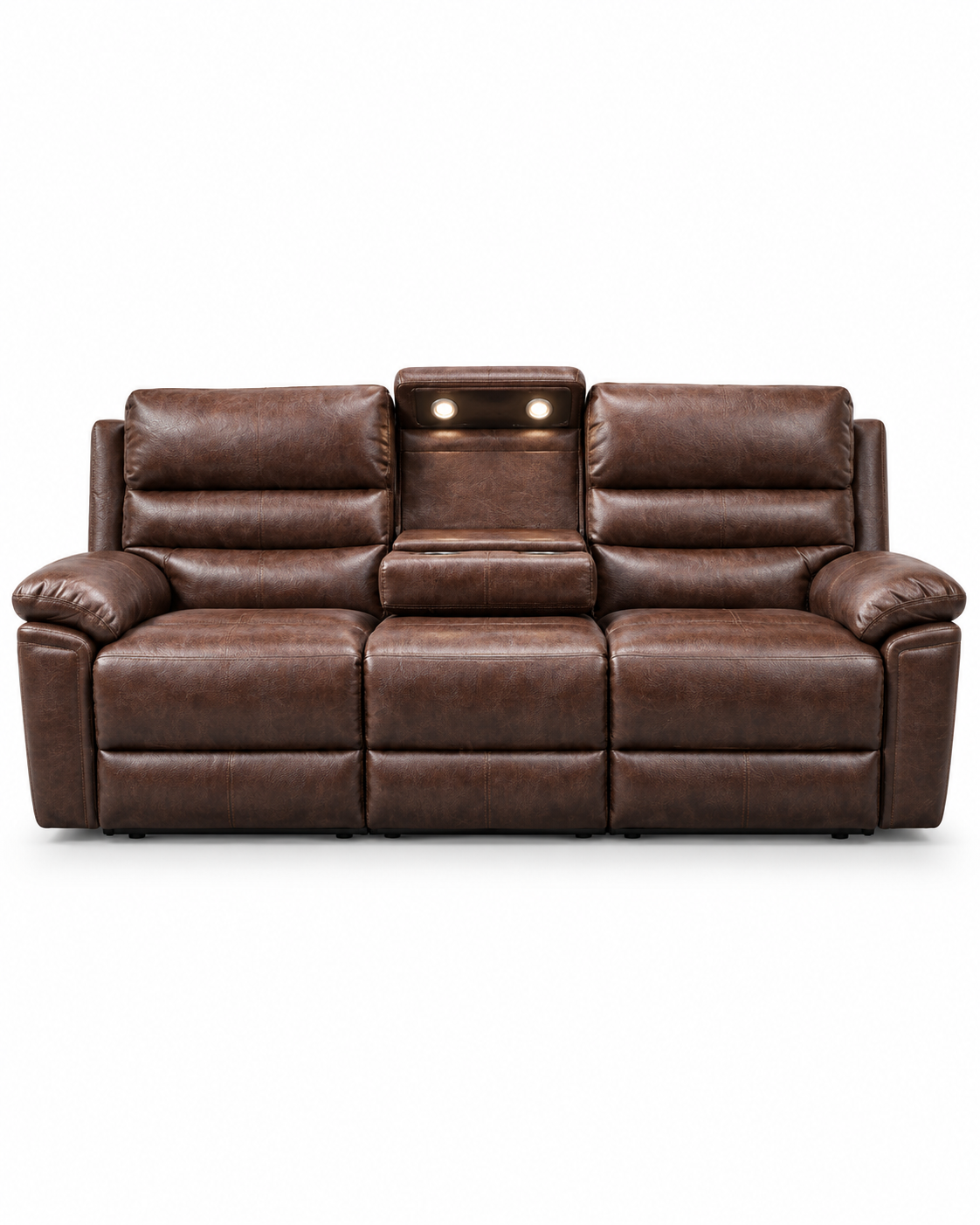 Colorado Brown Leather 3 Seat