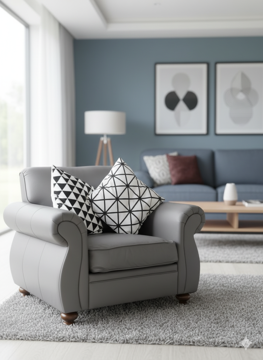 Corfu Grey Leather 1