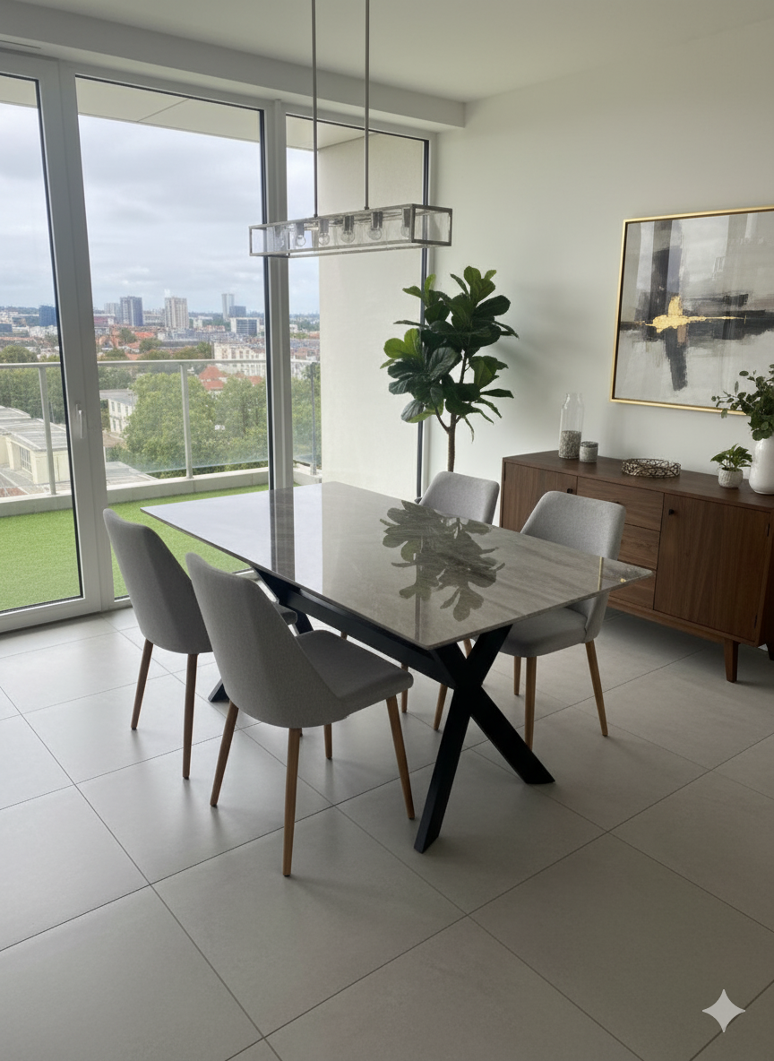 Riverstone Grey Ceramic Rectangle 1.6m