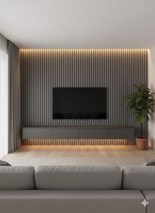 Wall Panel Dark Grey