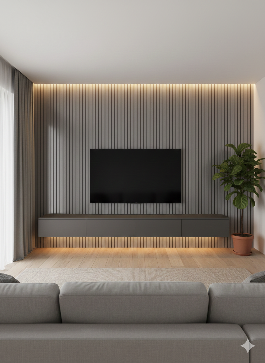 Wall Panel Light Grey