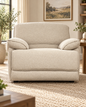 Nevada Wheat Fabric Armchair