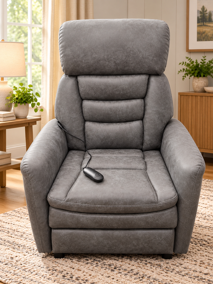 Antrim Single Motor Power Lift Chair - Grey