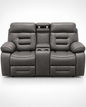 California Grey Tech Fabric 2 Seat