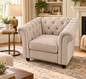 Charlier Chester Mink Armchair