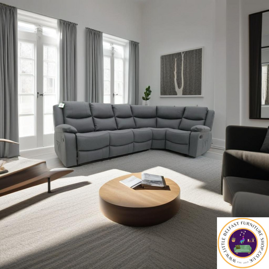 Conway Corner Sofa Technology Fabric Dark Grey 3C1