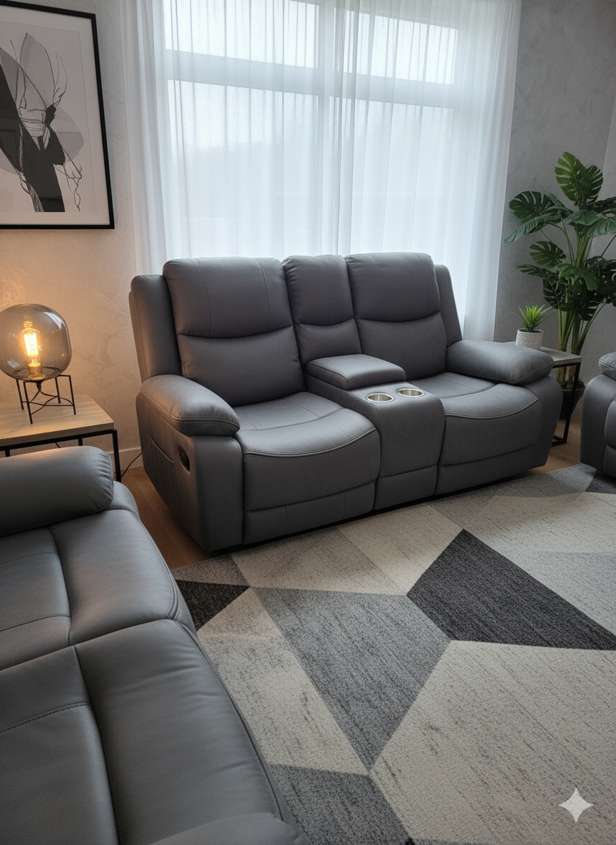 Conway Dark Grey Fabric 2