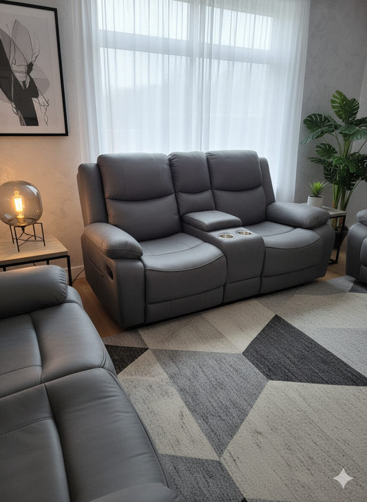 Conway Dark Grey Fabric 2