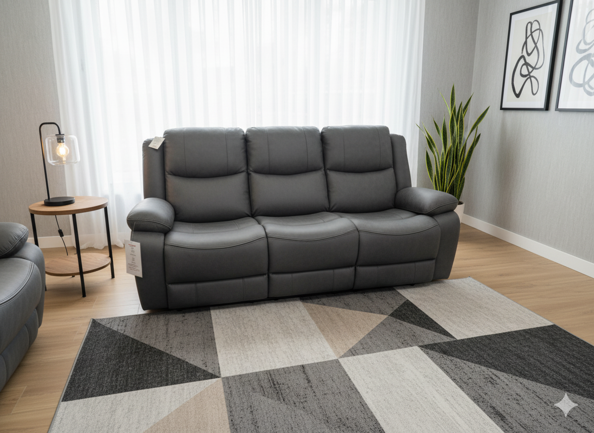 Conway Dark Grey Fabric 3