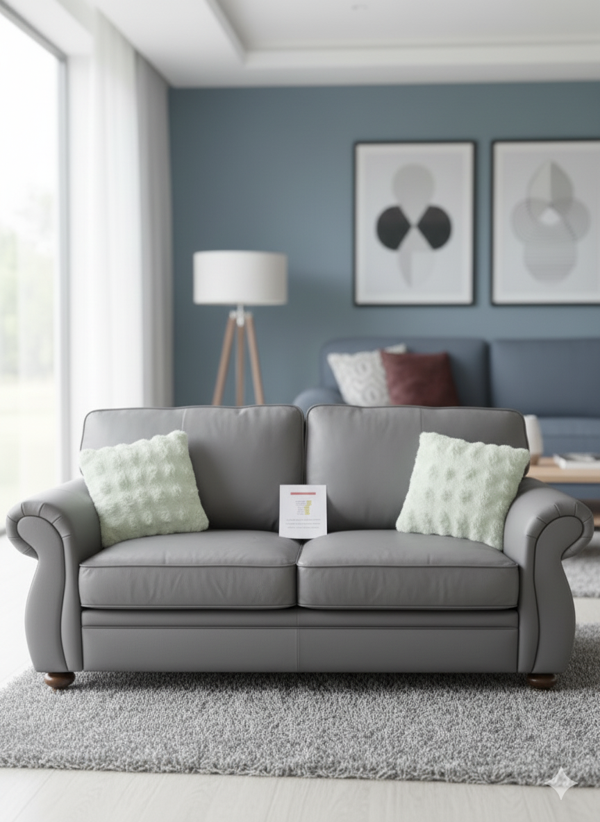 Corfu Grey Leather 2