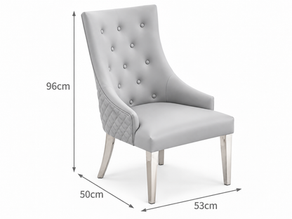 Florida Dining Chair - Grey