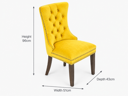 Macey Yellow Gold Velvet