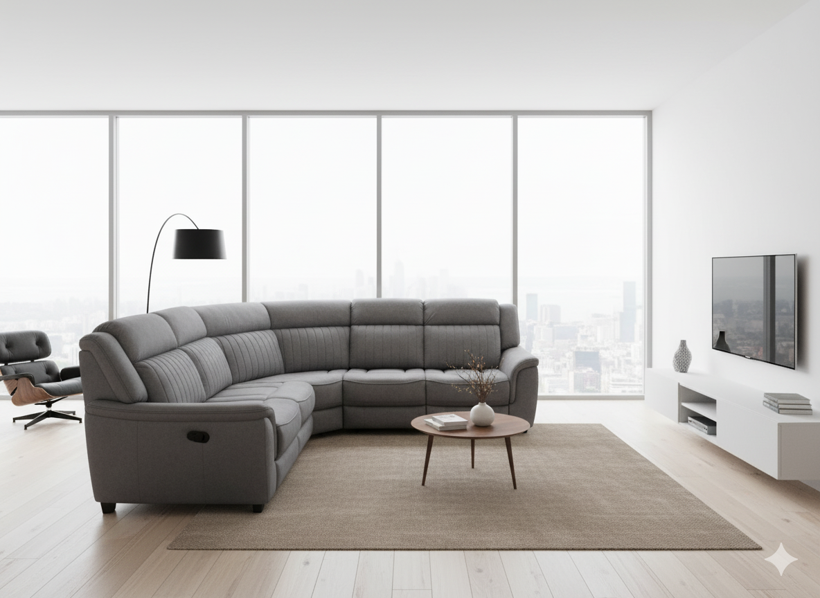 Dallas Misty Grey Fabric 2C2