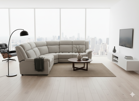 Dallas Lite Nappa Lux Grey Fabric 2C2