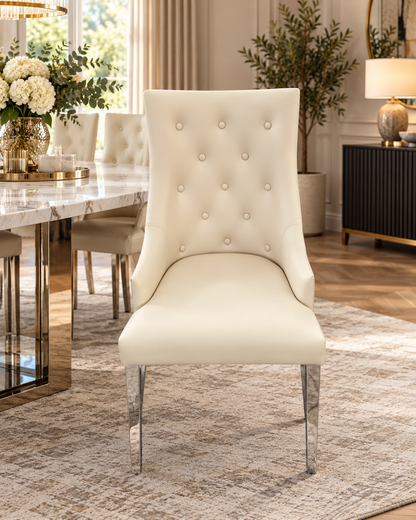 Florida Dining Chair - Cream
