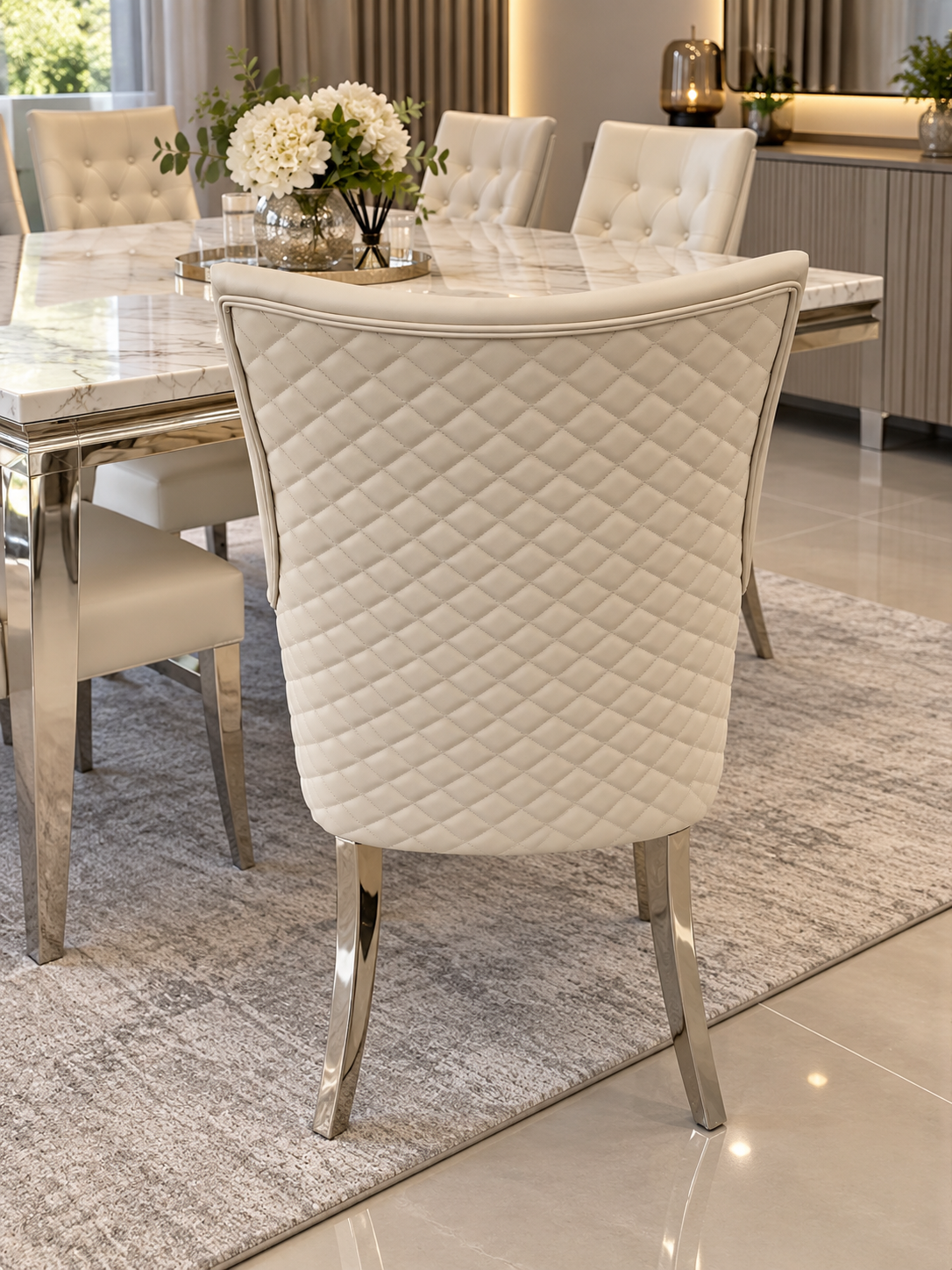 Florida Dining Chair - Cream