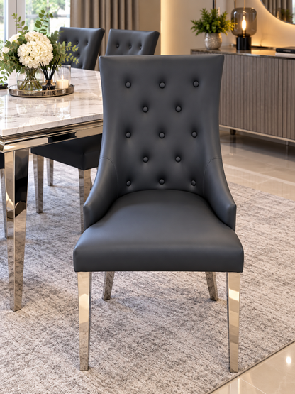 Florida Dining Chair - Black