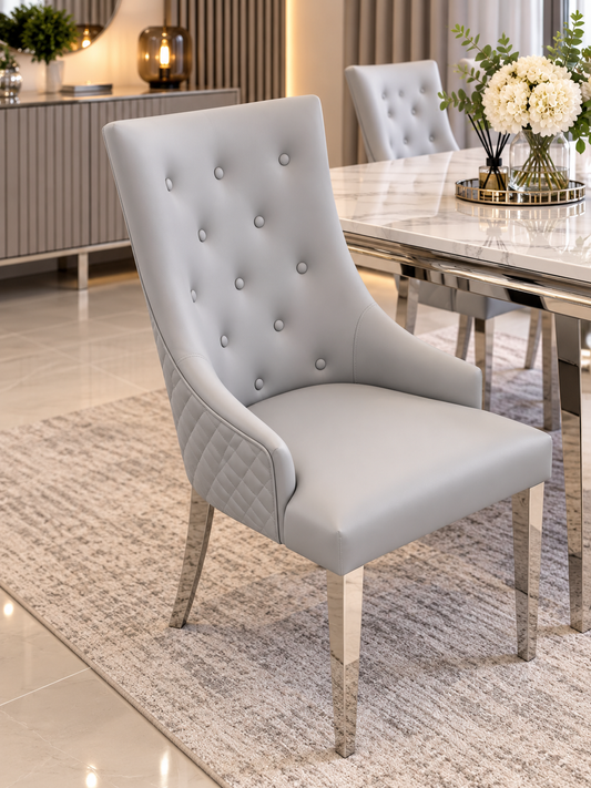 Florida Dining Chair - Grey