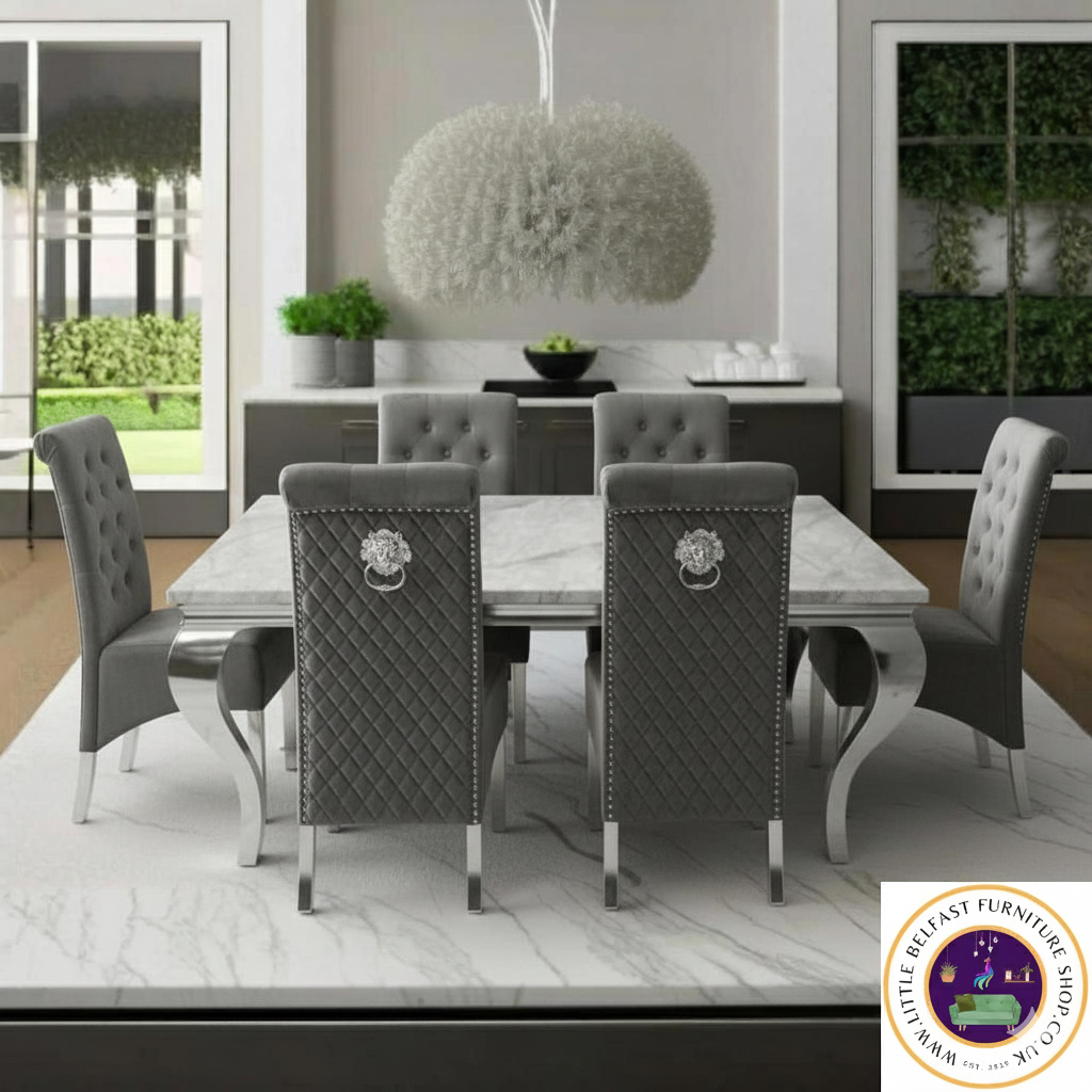 Lucy Dark Grey Velvet