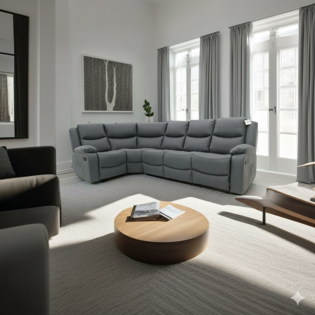 Conway Dark Grey Fabric 1C3