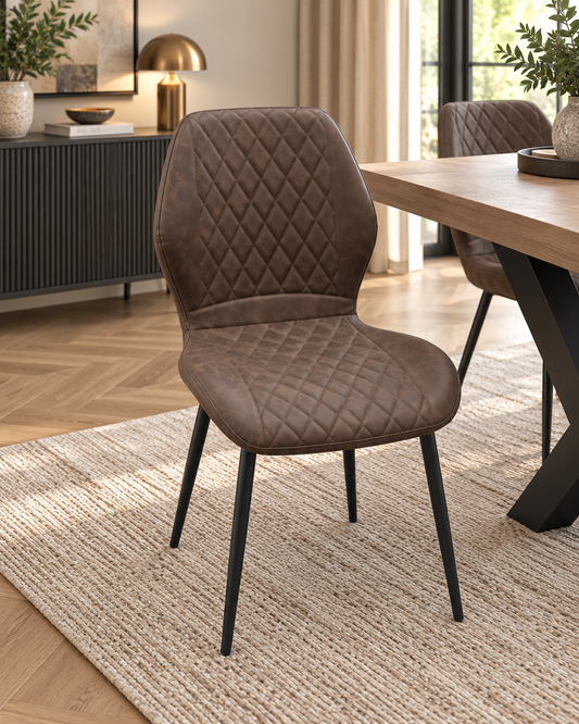 Horizon Dining Chair – Brown