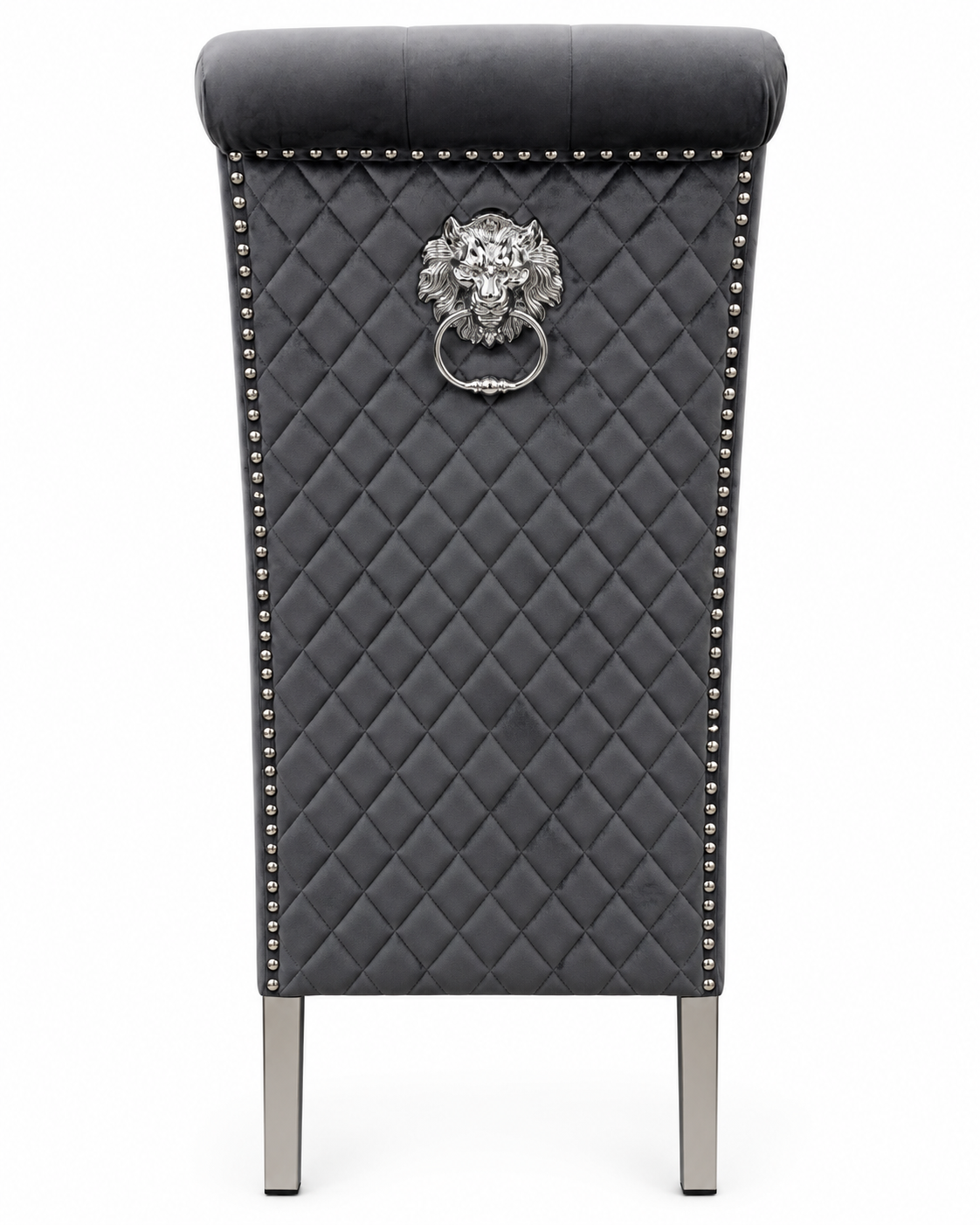 Lucy Dark Grey Velvet
