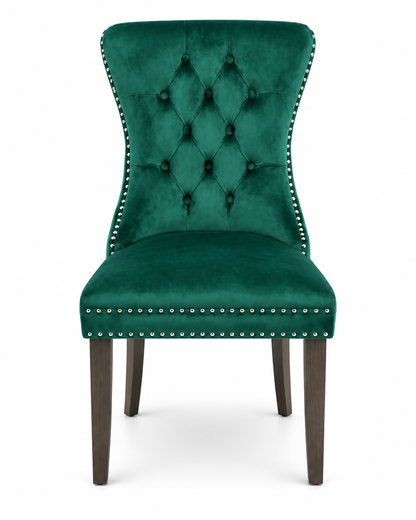 Macey Green Velvet