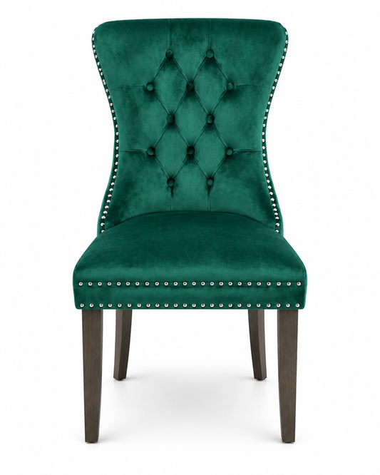 Macey Green Velvet