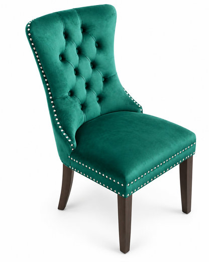 Macey Green Velvet