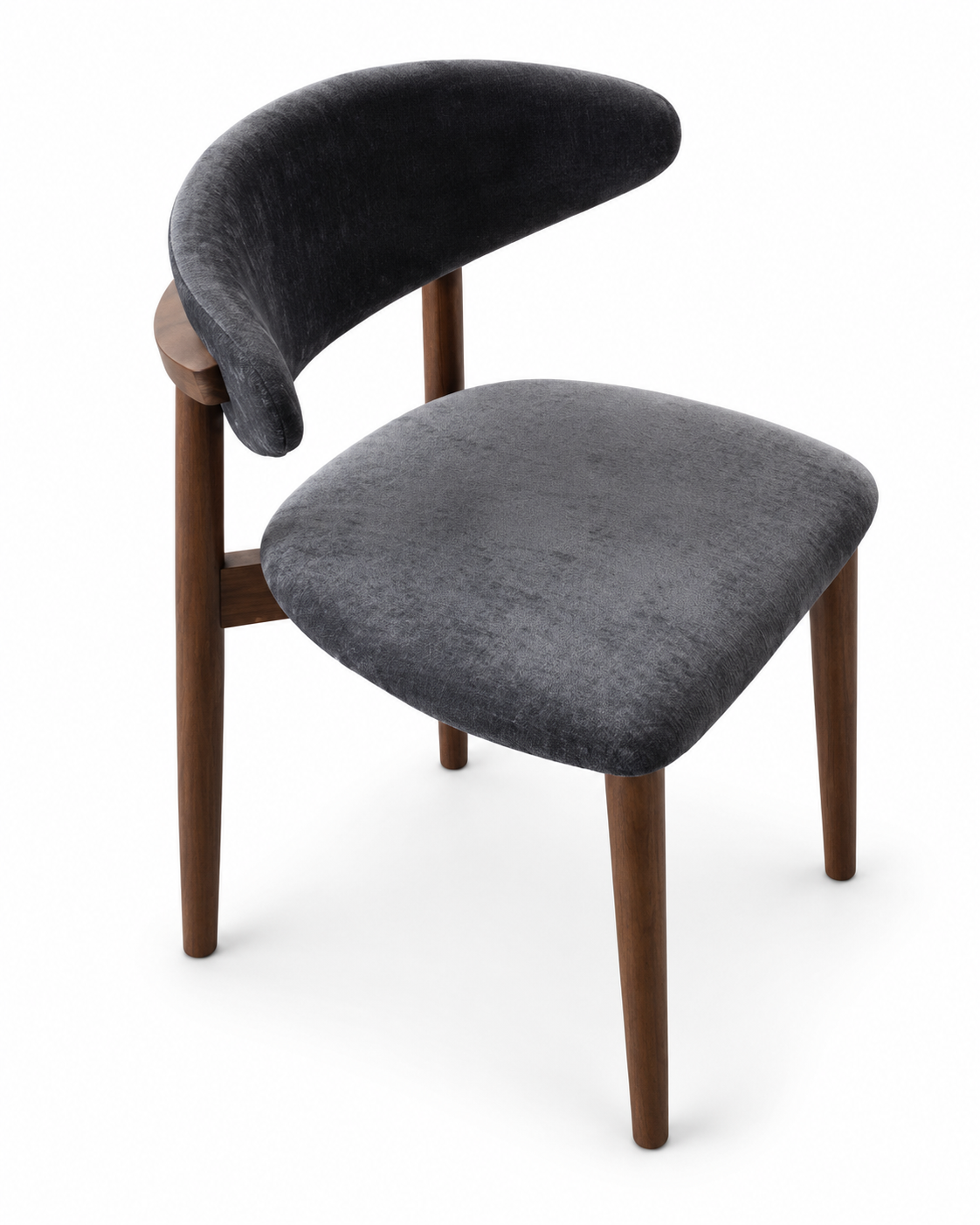 Hudson Walnut & Grey Ash Wood Dining Chair