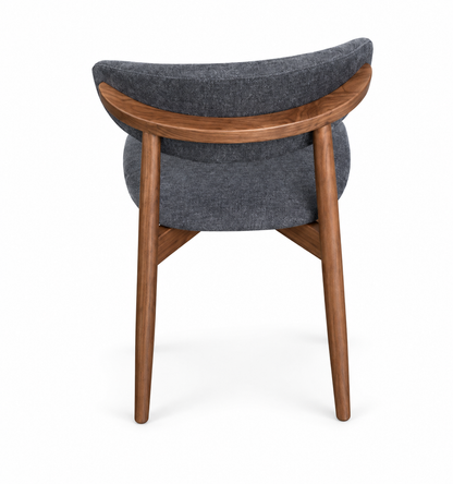 Hudson Walnut & Grey Ash Wood Dining Chair