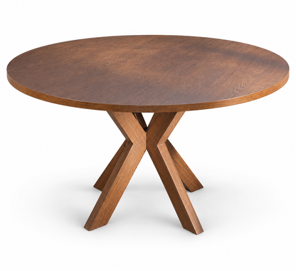 Hudson Dark Walnut Dining Table – 120cm