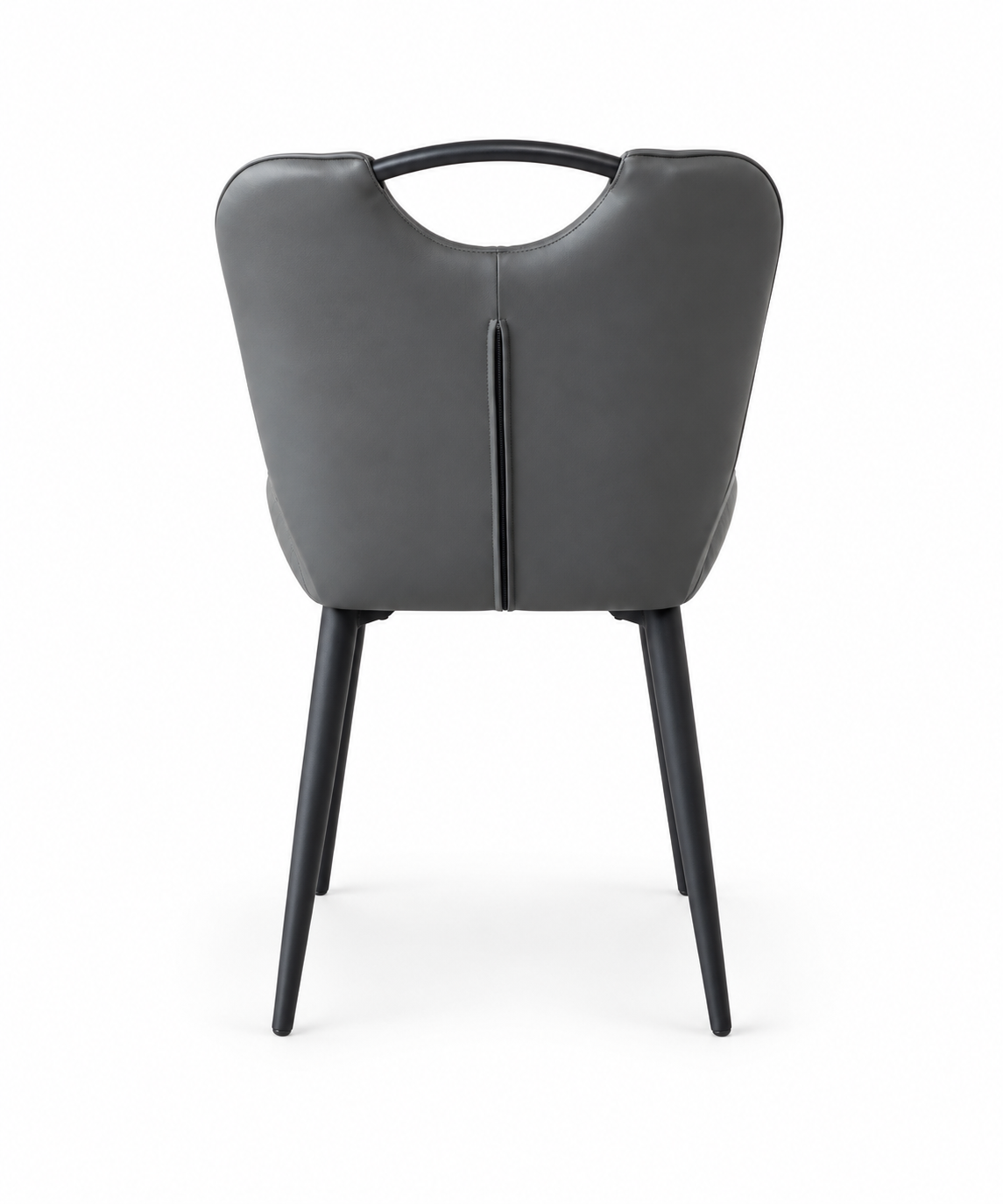 Bronco Grey PU Dining Chair