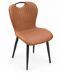 Bronco Brown PU Dining Chair