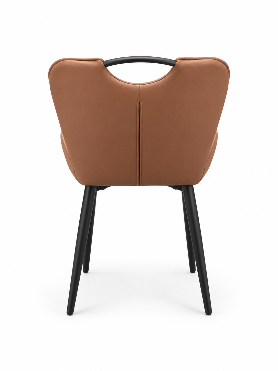 Bronco Brown PU Dining Chair
